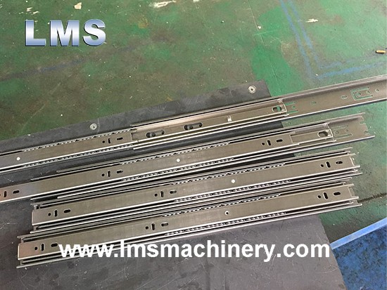 LMS Telescopic Channel Ball Bearing Drawer Slides Roll Forming Production Line