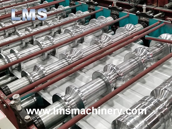 LMS Trapezoidal Pattern Roof Tile Roll Forming Machine