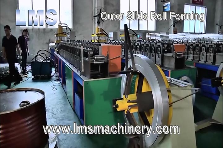 Lms S S  Telescopic Channel Drawer Slide Production Line